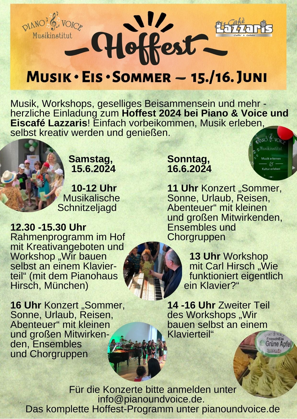 Hoffest 2024 Programm